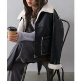 フェイクレザーボアZIPブルゾン | SpRay | 詳細画像23 