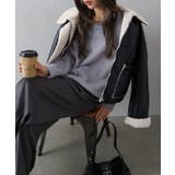 フェイクレザーボアZIPブルゾン | SpRay | 詳細画像24 