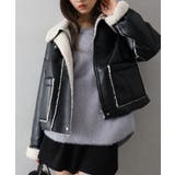 フェイクレザーボアZIPブルゾン | SpRay | 詳細画像26 