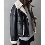 フェイクレザーボアZIPブルゾン | SpRay | 詳細画像27 