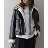 フェイクレザーボアZIPブルゾン | SpRay | 詳細画像28 