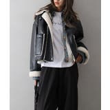 フェイクレザーボアZIPブルゾン | SpRay | 詳細画像30 