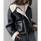 フェイクレザーボアZIPブルゾン | SpRay | 詳細画像3 