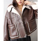 フェイクレザーボアZIPブルゾン | SpRay | 詳細画像41 