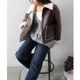 フェイクレザーボアZIPブルゾン | SpRay | 詳細画像47 