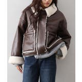 フェイクレザーボアZIPブルゾン | SpRay | 詳細画像48 