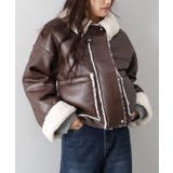 フェイクレザーボアZIPブルゾン | SpRay | 詳細画像50 