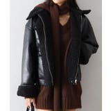 フェイクレザーボアZIPブルゾン | SpRay | 詳細画像52 