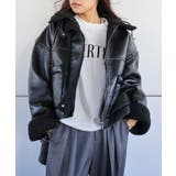 フェイクレザーボアZIPブルゾン | SpRay | 詳細画像58 