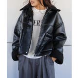 フェイクレザーボアZIPブルゾン | SpRay | 詳細画像59 