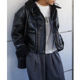 フェイクレザーボアZIPブルゾン | SpRay | 詳細画像60 