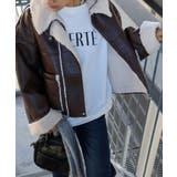 フェイクレザーボアZIPブルゾン | SpRay | 詳細画像66 