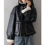 フェイクレザーボアZIPブルゾン | SpRay | 詳細画像6 