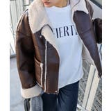 フェイクレザーボアZIPブルゾン | SpRay | 詳細画像67 