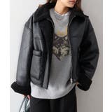 フェイクレザーボアZIPブルゾン | SpRay | 詳細画像68 