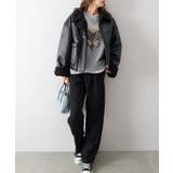 フェイクレザーボアZIPブルゾン | SpRay | 詳細画像69 