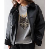 フェイクレザーボアZIPブルゾン | SpRay | 詳細画像70 