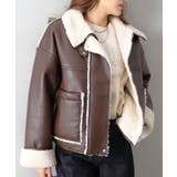 フェイクレザーボアZIPブルゾン | SpRay | 詳細画像71 