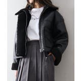 フェイクレザーボアZIPブルゾン | SpRay | 詳細画像76 