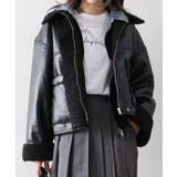 フェイクレザーボアZIPブルゾン | SpRay | 詳細画像78 