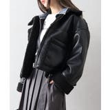 フェイクレザーボアZIPブルゾン | SpRay | 詳細画像79 