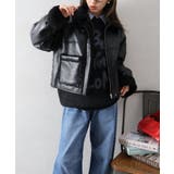 フェイクレザーボアZIPブルゾン | SpRay | 詳細画像82 