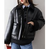 フェイクレザーボアZIPブルゾン | SpRay | 詳細画像83 