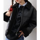 フェイクレザーボアZIPブルゾン | SpRay | 詳細画像86 