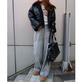 フェイクレザーボアZIPブルゾン | SpRay | 詳細画像88 