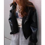 フェイクレザーボアZIPブルゾン | SpRay | 詳細画像89 