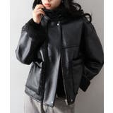 フェイクレザーボアZIPブルゾン | SpRay | 詳細画像96 