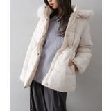 ベルト付中綿フードファーミドルコート | SpRay | 詳細画像9 