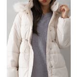 ベルト付中綿フードファーミドルコート | SpRay | 詳細画像16 