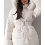 ベルト付中綿フードファーミドルコート | SpRay | 詳細画像17 