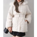 ベルト付中綿フードファーミドルコート | SpRay | 詳細画像19 