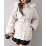 ベルト付中綿フードファーミドルコート | SpRay | 詳細画像20 