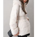 ベルト付中綿フードファーミドルコート | SpRay | 詳細画像21 