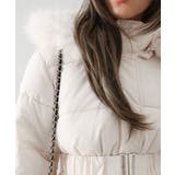 ベルト付中綿フードファーミドルコート | SpRay | 詳細画像22 