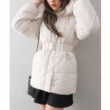 ベルト付中綿フードファーミドルコート | SpRay | 詳細画像23 