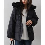 ベルト付中綿フードファーミドルコート | SpRay | 詳細画像24 