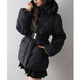 ベルト付中綿フードファーミドルコート | SpRay | 詳細画像28 