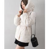 ベルト付中綿フードファーミドルコート | SpRay | 詳細画像3 