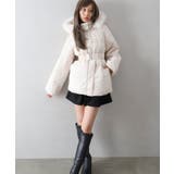 ベルト付中綿フードファーミドルコート | SpRay | 詳細画像39 