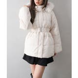 ベルト付中綿フードファーミドルコート | SpRay | 詳細画像40 