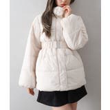 ベルト付中綿フードファーミドルコート | SpRay | 詳細画像42 