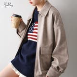 ヴィンテージスウェードZIPブルゾン | SpRay | 詳細画像1 