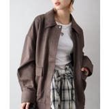 ブラウン | ヴィンテージスウェードZIPブルゾン | SpRay