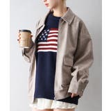 ヴィンテージスウェードZIPブルゾン | SpRay | 詳細画像4 