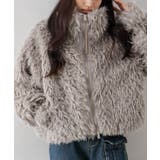 MIXシープファージップブルゾン | SpRay | 詳細画像2 