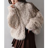 MIXシープファージップブルゾン | SpRay | 詳細画像46 